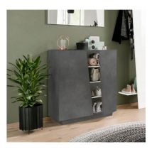 Scarpiera 2 ante, ardesia