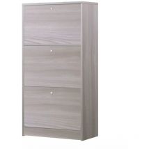 Sarmog Srl - scarpiera olmo con 3 ante, 62x121x29 cm