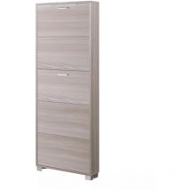Scarpiera olmo con 5 ante, 70x190x18 cm