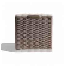 Scarpiera elegance in polipropilene 40x30xH40 cm - Tortora