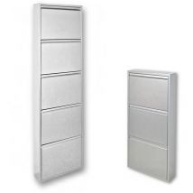 Scarpiere Slim Originali, 24 paia di scarpe, Col. Grigio