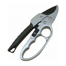 Sécateur à Crémaillère 20 cm - Lame en Titanium - Corps en Aluminium