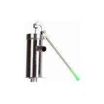 Pompe à Eau Manuelle, Pompe à Eau en Acier Inoxydable, Domestique Eau de Puits Pompe Pompage Manuel Dispositif d'Aspiration de l'eau Pompe à Main