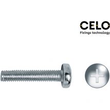 Scatola 250 unità vite metrica alom. philips din/rif 7985 6x10 zinco. zelo