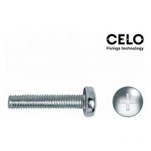 Scatola da 500 unità vite metrica alom. philips din/rif 7985 4x15 zinco. zelo