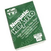 Scatola di 10 sacchetti hepa flo 6 litri - Aspirapolvere Numatic 43671645054680233062