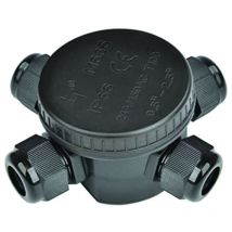 Dirty Box Resistenza all'acqua rotonda 4 450V Nero IP44