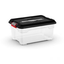 Scatola KIS in plastica trasparente L.38 x P.26,5 x H.18,5 cm cm KIS