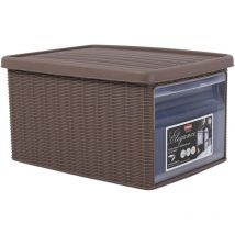 Scatola multiuso 'elegance' medium cm 29 x 39 x h 21 tortora