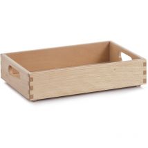 Zeller 13305 Scatola Multiuso, Legno, Beige, 30x20x7 cm