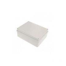 Sealed junction box rectangular and lid with screws 120x80x50mm with smooth walls IP56 Faeg FG13514