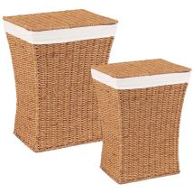 Scatole per biancheria in mais (set di 2)