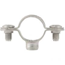 Einfache Atlas-Schelle aus weißem verzinktem Stahl - M7x150 - ø 18 mm - Packung mit 100 Stück Scell-it CS18