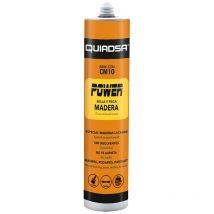 Quiadsa - Mastic et adhésif en résine acrylique élastique Brik-Cen CM-10 Power , séchage rapide, couleur chêne (300 ml)