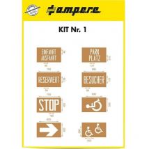 Ensemble de pochoirs KIT Nr. 1