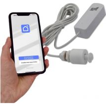 Schabus - 200150 wwd 150 Wireless Float switch Détecteur d'eau avec commande via une application, avec interrupteur à flotteur à pile(s) D047892