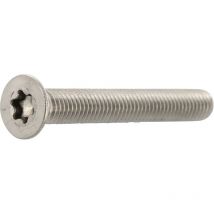 Senkschrauben Torx 30 ISO14581 Holzschrauben Vollgwinde M6x20mm Edelstahl A4