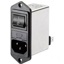 Fn 284-4-06 fn 284-4-06 Filtro di rete con interruttore , con connettore 250 v/ac 4 a 1 mH 1 pz. - Schaffner