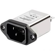 Schaffner FN 9222-3-06 FN 9222-3-06 Filtro di rete con connettore 250 V/AC 3 A 2.5 mH (L x A) 48 mm x 22.5 mm 1 pz.