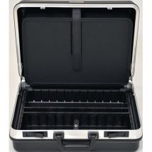 Schalenkoffer B490xt188xh365mm Mit Werkzeugtaschen 24,5 L Abs-kunststoff Alu-rahmen