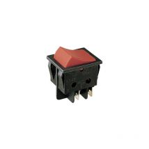 Schalter Electro Dh 11.405.P/N zweipolige Drucktaster 16A/250V Faston Farbe Schwarz 8430552016723