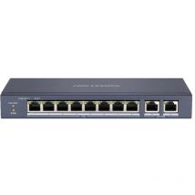 Hikvision DS-3E0310P-E/M Netzwerkverbindungen Nicht verwaltet L2 Fast Ethernet (10/100) PoE-Unterstützung Schwarz