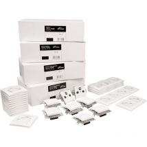 Mcpower Schalter und Steckdosen Set Flair 'Einfamilienhaus', 95-teilig, weiß