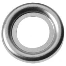 Schankhahn Rosette – Zapfhahn CNS – Chrom oder Messing – Ø 24mm Innendurchmesser, Ø 43mm Außendurchmesser – Hochwertiges Design für Gastronomie