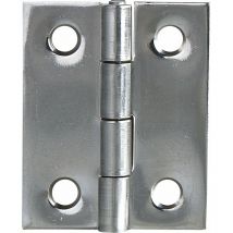 Scharnier din 7954 b halbbreit 30 x 26 mm, Stahl verzinkt