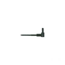 Ing Fixations - Scharnier Mit Schrauben Holz Kataphorese Schwarz Ø14 Für Doppelte Fensterläden - Ziehfix 12x160 - A000810