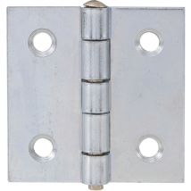 Scharnier quadratisch Stift lose 50 x 50 mm, Stahl verzinkt