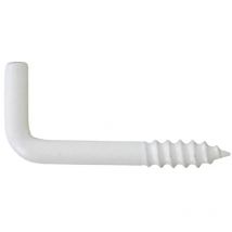 Scharnierbolzen, Stahl weiß rilsaniert, 3 x 30 sc, 10 Stück