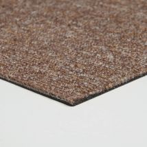 Dalle moquette grise sans colle Moquette bouclée en dalles modulaires Dalle moquette plombante pour chambre et salon