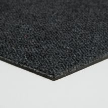 Dalle moquette noire sans colle Moquette bouclée en dalles modulaires Dalle moquette plombante chambre et salon
