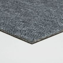 Dalle moquette gris foncé chambre et salon Moquette dalles bouclées autoplombantes Dalle moquette modulaire sans colle