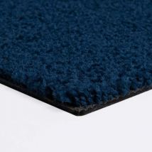 Dalle moquette modulaire sans colle Dalle moquette plombante bureau bleu foncé Moquette professionnelle aiguilletée en dalles
