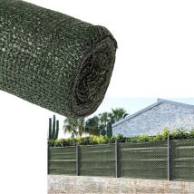Suinga - Schattiernetz 1 x 5 Meter, 85 % Verdeckung, dunkelgrün für Gärten, Terrassen und Grundstücksbegrenzungen