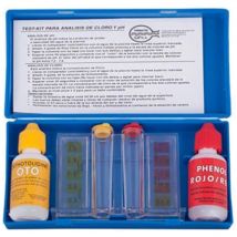 Quimicamp 209080 Flüssiges pH- und OTO-Chloranalyse-Kit