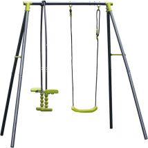 Schaukel mit Aufsitz 'Baby Swing Set' 3 Sitze - Cm 269 X 153 X H 195