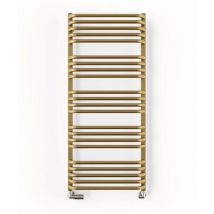 Sèche Serviette Radiateur-matisere - Sèche-serviette eau chaude doré de 540mm de haut et 600mm de large - 355 Watt - ALE540/600SXBRA