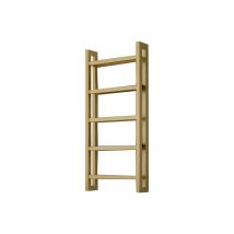 Sèche Serviette Radiateur-matisere - Sèche-serviette eau chaude doré de 1610mm de haut et 400mm de large - 773 Watt - STA1610/400SXBRA