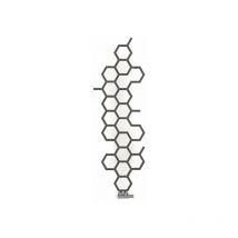 Sèche Serviette Radiateur-matisere - Sèche-serviette eau chaude gris de 821mm de haut 486mm de large - 248 Watt - HEX821/486ZXSSK