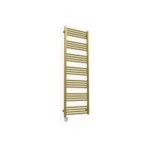 Matisère - Sèche-serviette électrique doré de 1380mm de haut et 630mm de large - 800 Watt - FIO1380/630E1BRA