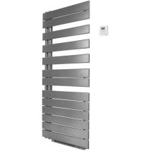Radiateur sèche-serviettes eau chaude Fassane Spa Asym +Air Acova Couleur: Couleur voir nuancier Acova Dimensions: 84,2 x 55 x 10,6 cm - Sens: Pivot