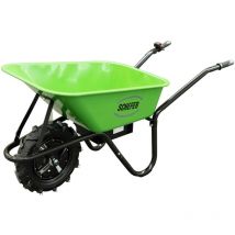 Schefer Akku Schubkarre Elektrische Schubkarre Motorschubkarre Schubkarre 150 kg