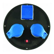 Verdrahtete Ersatzscheibe ø 205 mm für Kabeltrommel mit cee und Schuko 01913