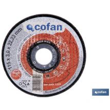 Cofan - Trennscheibe – 125 x 3,0 x 22,23 professionelles Metall