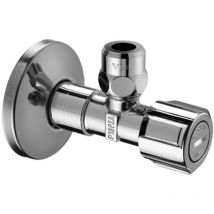 Robinet d'arrêt équerre avec filtre, chrome Schell 1