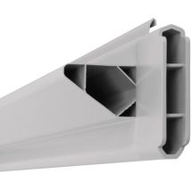 PVC-Winkelendleiste Maxi grau 2,10 m Rolladen & Zubehör - Schellenberg
