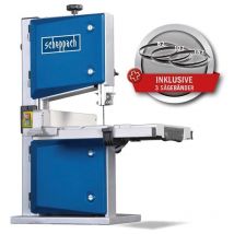 Scheppach - Bandsäge HBS30 Ausziehbarer Tisch bis 520mm inkl. 3 Sägeblätter Holz